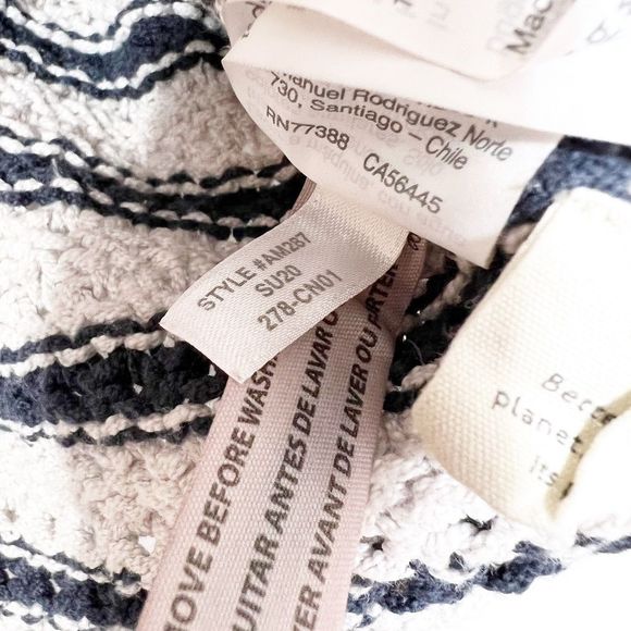 Madewell Sweater Striped Open Stitch Austen Pullover Womens Size Small - Picture 5 of 8